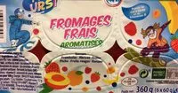 Mängden socker i Fromage frais aromatisés p'tit ursi