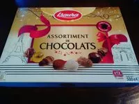 Mängden socker i Assortiment de chocolats