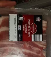 Mängden socker i Poitrine de porc tranchée