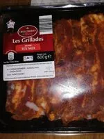 Mängden socker i Poitrine de porc saveur TEX MEX