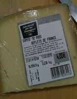Mängden socker i Comté