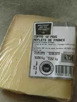 Mängden socker i Comté