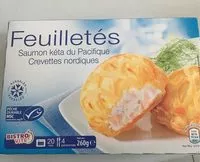 Mängden socker i Feuilletés saumon crevette