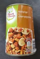 Mängden socker i Mélange de champignons