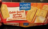 Mängden socker i Sablé fourré chocolat
