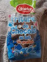 Mängden socker i Friture en chocolat au lait praliné Isaura