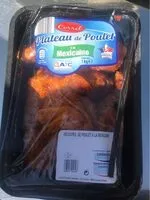Mängden socker i Plateau de poulet à la mexicaine