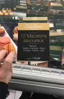 Mängden socker i 12 macarons savoureux - 6 variétés