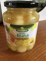 Mängden socker i boules d'Ananas