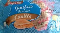 Mängden socker i Gaufres Fourrées à la Vanille