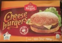 Mängden socker i 6 cheeseburgers