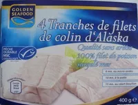 Mängden socker i 4 Tranches de filets de colin d'Alaska, Surgelé