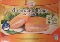 Mängden socker i Cordon Bleu de Dinde
