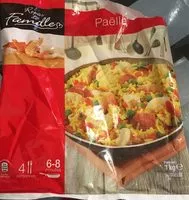 Mängden socker i Paella. Repas des Familles