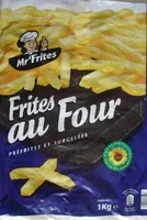 Mängden socker i Frites au Four, Préfrites et Surgelées