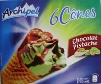Mängden socker i 6 Cônes Chocolat Pistache