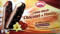 Mängden socker i Crème glacée chocolat et vanille