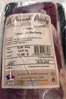 Mängden socker i Filets de canard de Barbarie