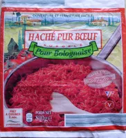 Mängden socker i Haché Pur Bœuf Pour Bolognaise, Surgelé