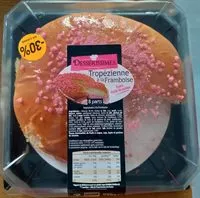 Mängden socker i Tropéziennes a la framboise