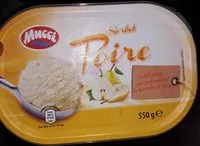 Mängden socker i Sorbet poire