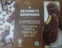 Mängden socker i Expresso double enrobage café & chocolat au lait
