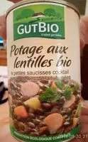 Mängden socker i Potage lentilles