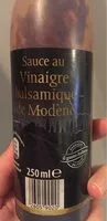 Mängden socker i Sauce au Vinaigre balsamique de Modène