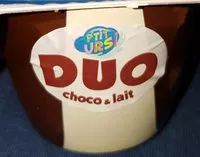 Mängden socker i DUO choco & lait