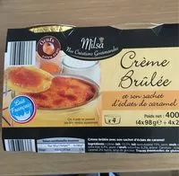 Mängden socker i Crème brûlée