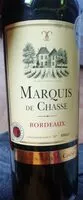Mängden socker i Vin rouge Marquis de chasse bordeaux 2016
