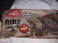 Mängden socker i Ribs à griller (précuites)