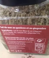 Mängden socker i Fleur de sel