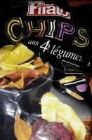 Mängden socker i Chips aux 4 légumes