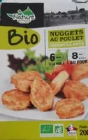 Mängden socker i Nuggets au poulet