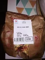 Mängden socker i Noix de Cajous crues