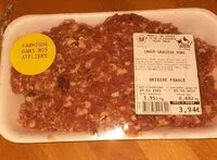 Mängden socker i Chair a saucisse porc