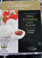 Mängden socker i Billes fromagères pour aperitif