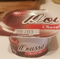 Mängden socker i Mousse chocolat au lait