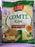 Mängden socker i Comté Rapé au lait cru