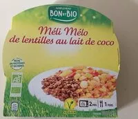 Mängden socker i Méli melo de lentilles au lait de coco