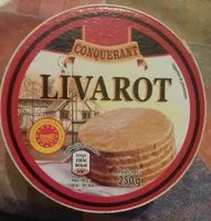 Mängden socker i Livarot AOP