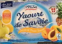 Mängden socker i Yaourt de Savoie