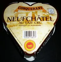 Mängden socker i Neufchâtel au lait cru (25% MG)