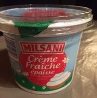 Mängden socker i Creme fraiche épaisse