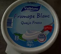 Mängden socker i Fromage Blanc 3,1%