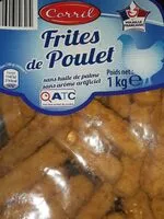 Mängden socker i Cordons bleus de poulet