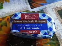 Mängden socker i Pays Gourmand - Beurre moulé de Bretagne au cristaux de sel de Guérande