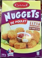 Mängden socker i Nuggets de Poulet