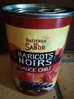 Mängden socker i Haricots noirs sauce chili